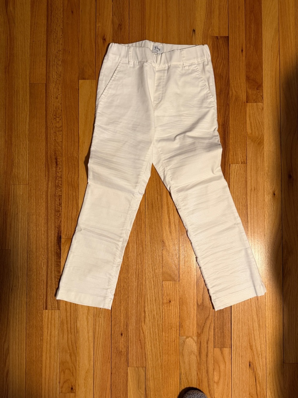 BEVY FLOG Straight Leg White Women's Pants